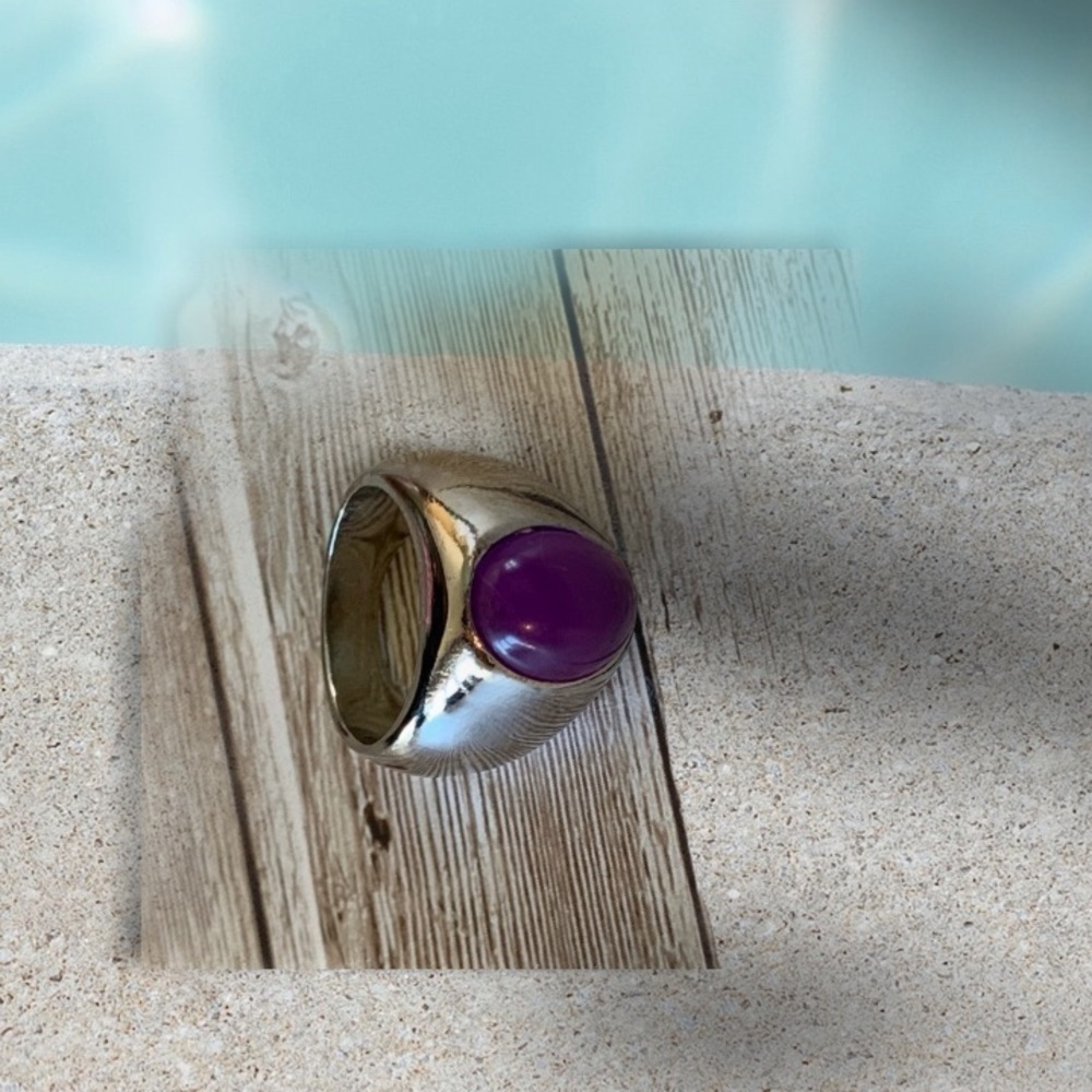 Silver Statement Statement RING - Picture 2 of 6